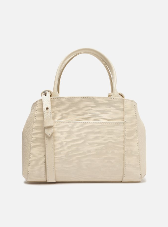 Bolsa Tiracolo Off-White Couro Bella Pequena
