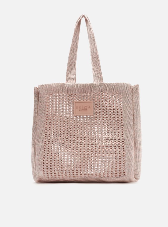 Bolsa Shopping Rose Metal Mônaco Grande