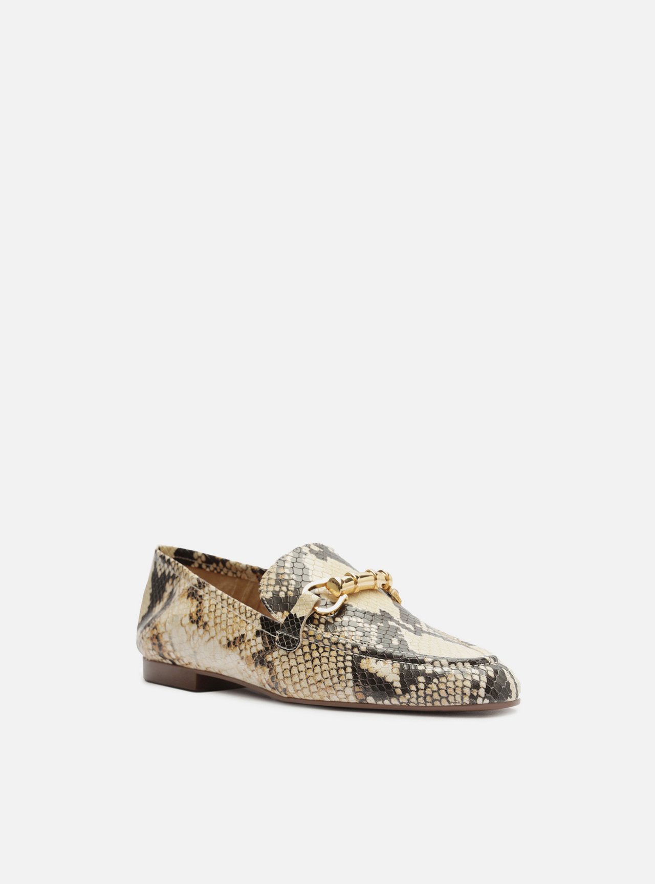 Mocassim Animal Print Aplicação Metálica | Arezzo