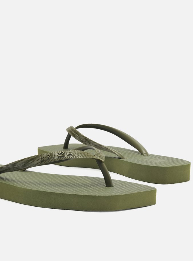 Chinelo de Dedo Verde Militar Square Brizza