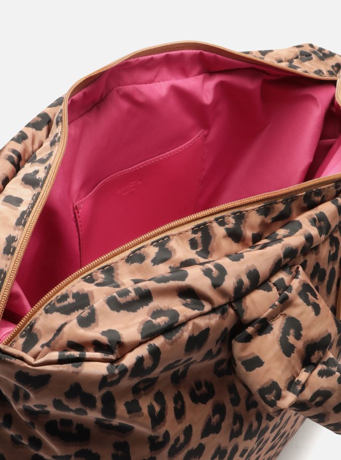 Bolsa Shopping Animal Print Nylon Bella Grande