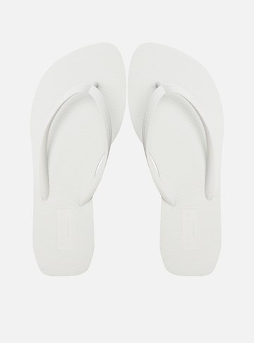 Chinelo de Dedo Branco Flash Basics