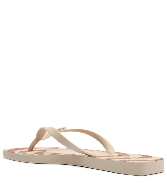 Chinelo de Dedo Off-White Estampado Square e Bag Brizza
