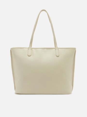 Bolsa Shopping Branca Grande