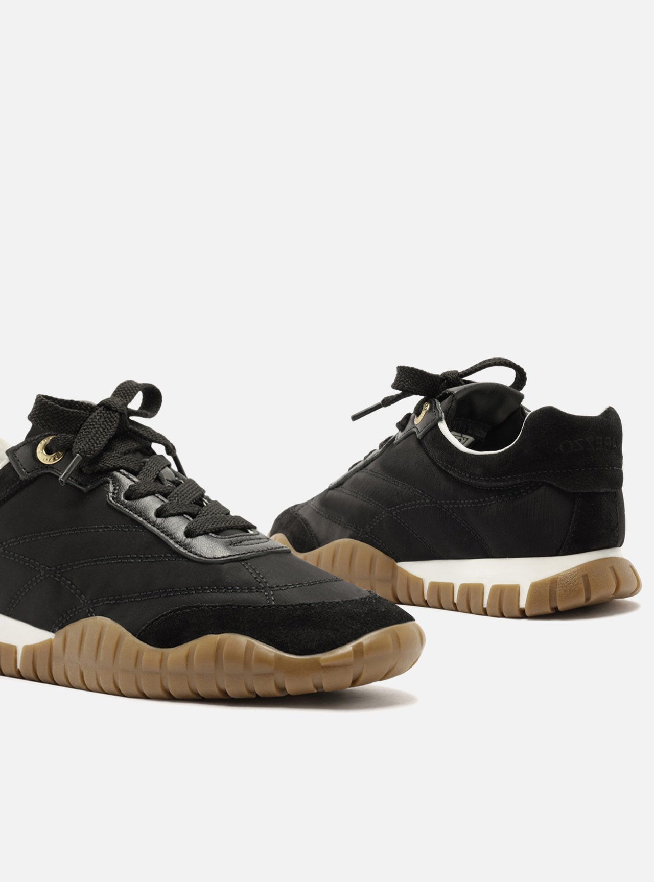 Tênis Preto Suede Mix Sola Emborrachada — foto 4
