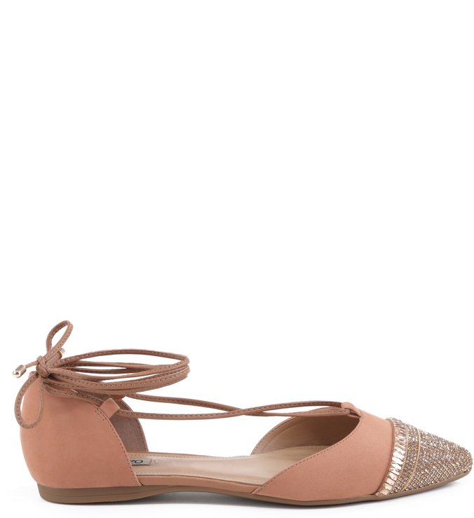 Sapatilha Amarração Blush