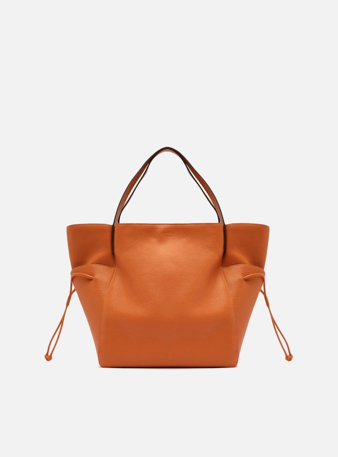 Shopping Laranja Couro Mia Grande