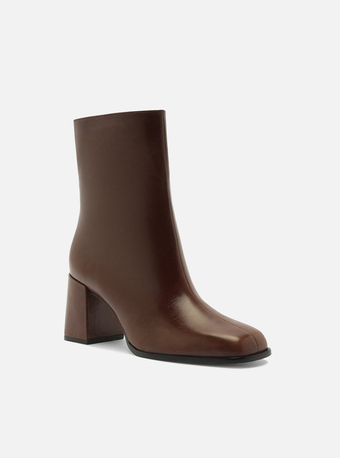 Bota Marrom Salto Bloco