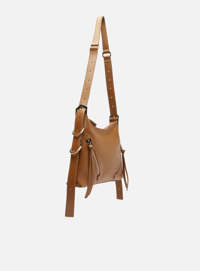 Bolsa Tiracolo Marrom Couro Pequena Alicia