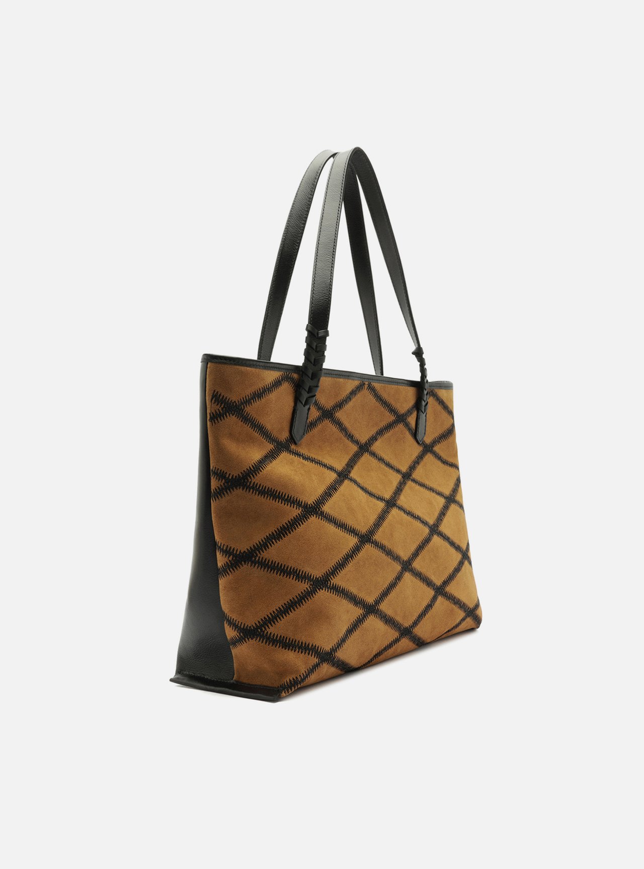 Bolsa Shopping Marrom Couro Grande Matelassê — foto 5
