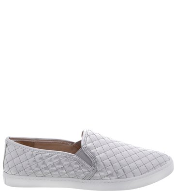 Slip On Matelassê Envernizado Silver