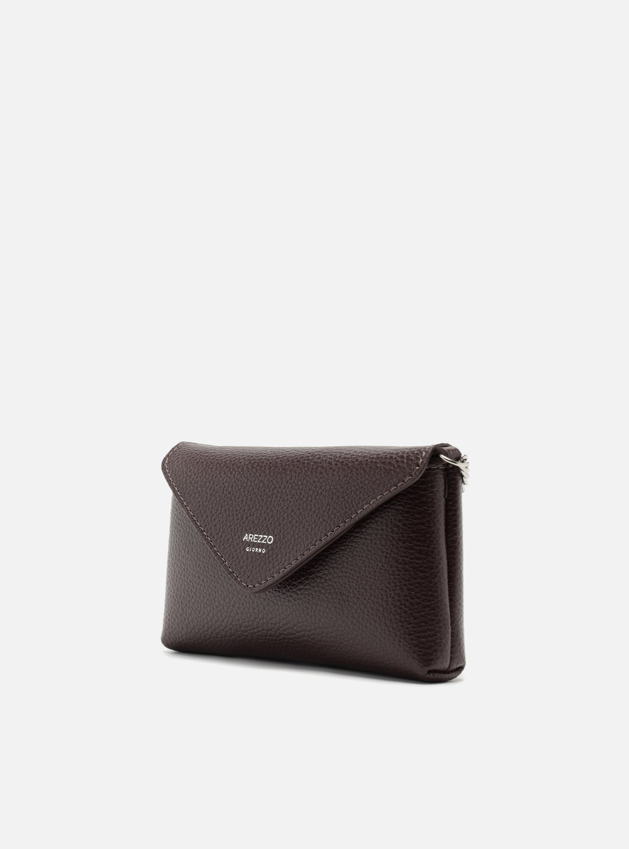 Bolsa Tiracolo Bordô Giorno Pequena Envelope — foto 2
