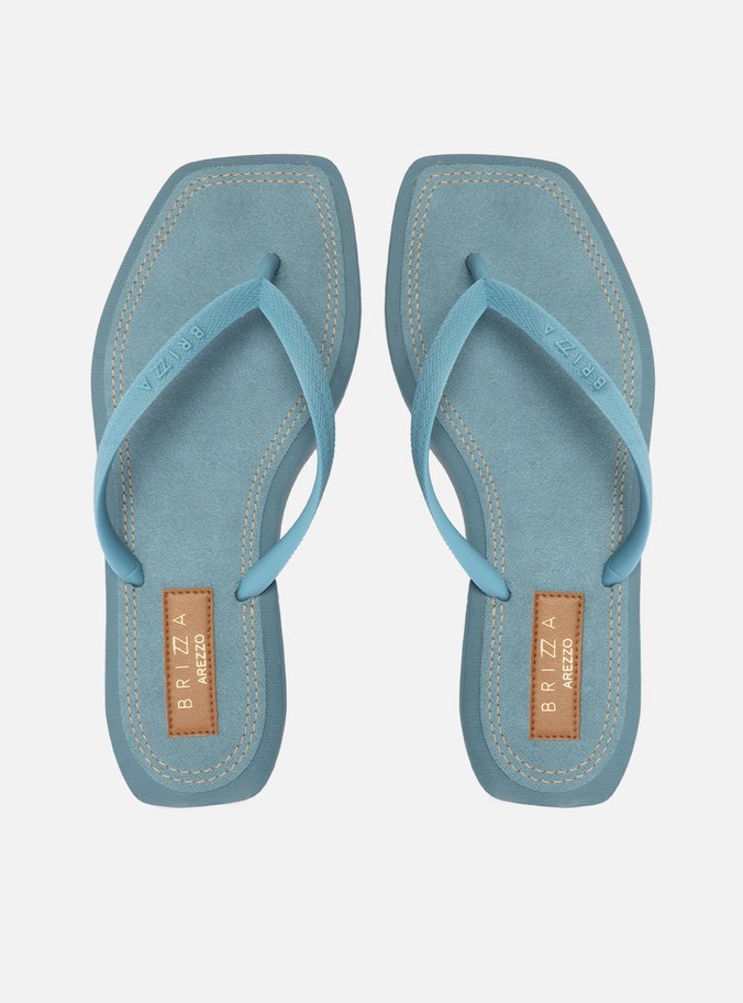 Chinelo de Dedo Azul Jeans Square Brizza