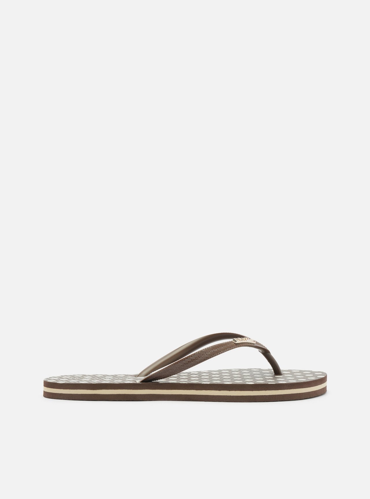 Chinelo de Dedo Marrom Poá Brizza — foto 3