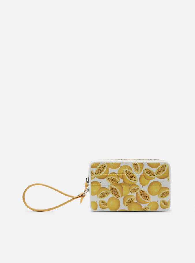 Clutch Branca Malu Tropical Maracujá
