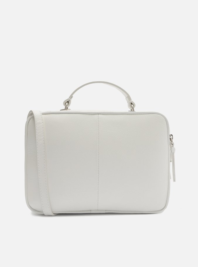 Bolsa Tiracolo Branca Couro Francine Média