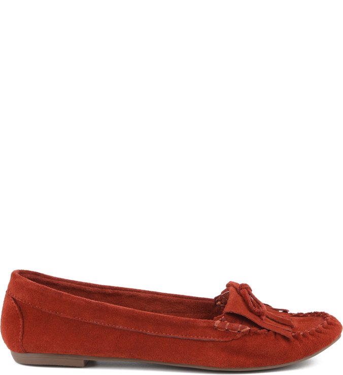 Mocassim Basic Camurça Telha