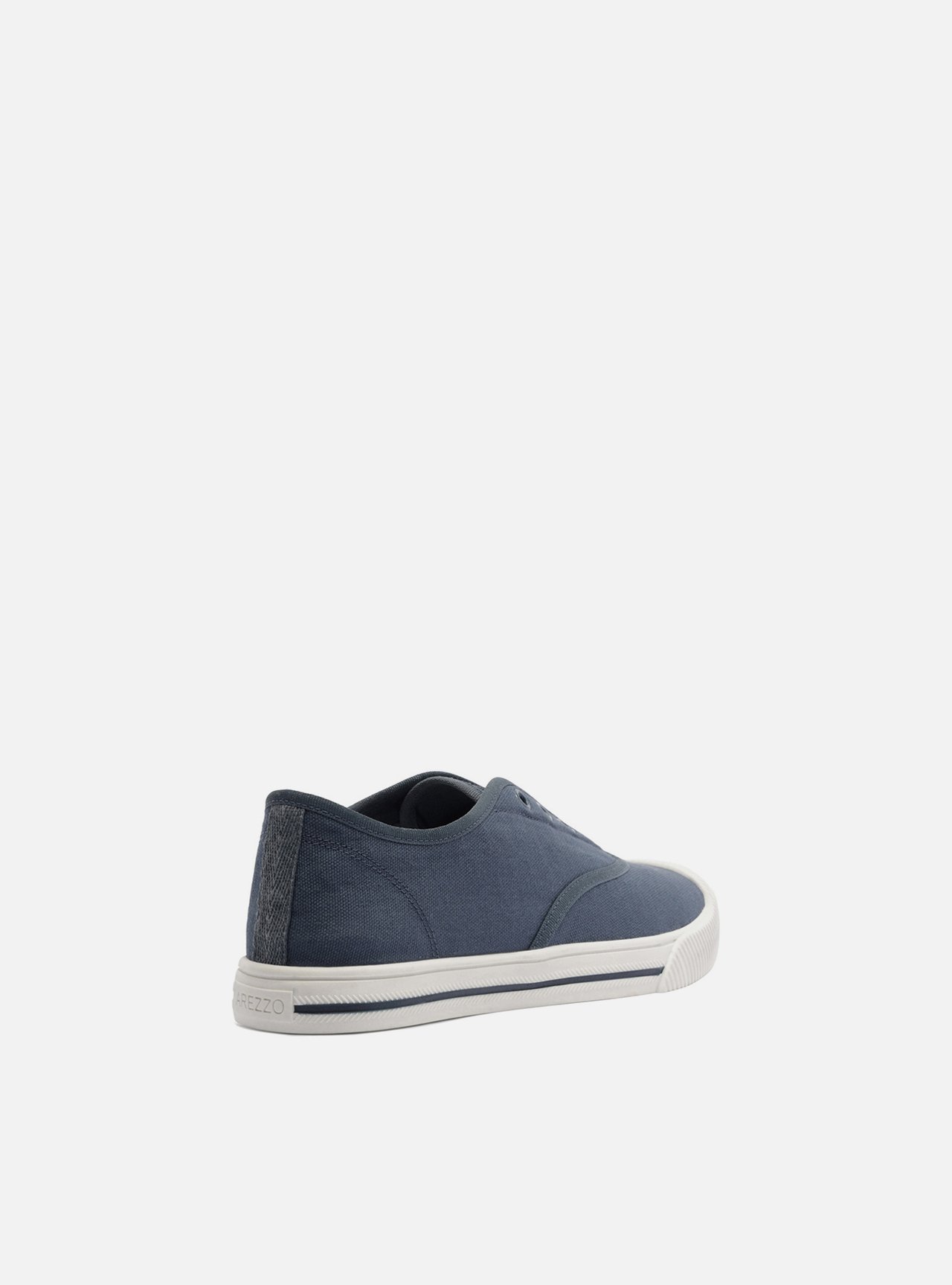 Tênis Slip On Azul Lona Elástico — foto 3