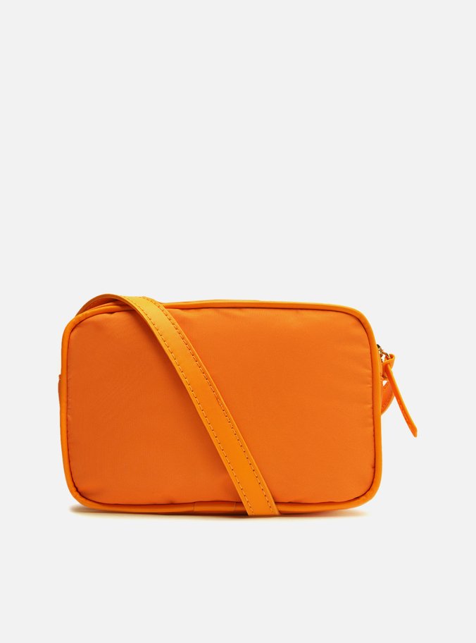 Bolsa Tiracolo Laranja Nylon Lizza Pequena Brizza