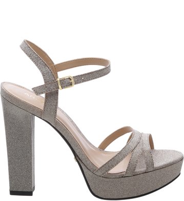 Sandália Meia Pata Glam Platino