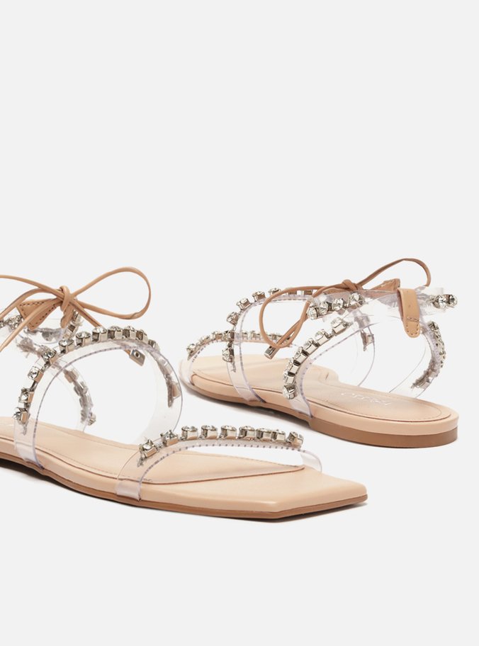 Sandália Nude Spikes