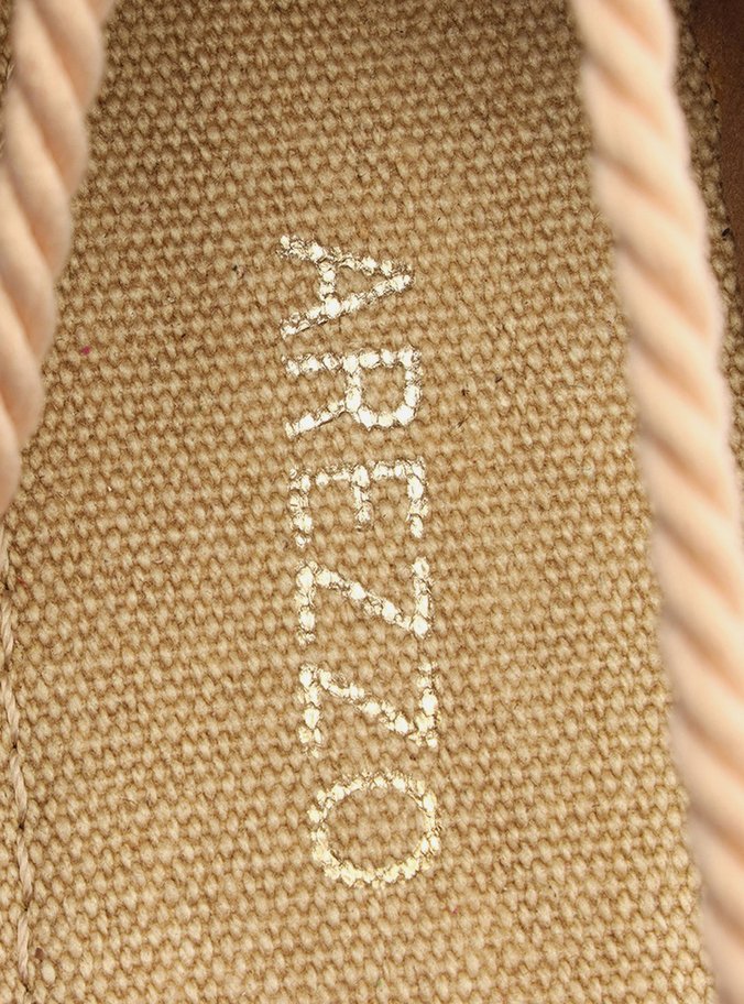 Espadrille Nude Salto Rasteiro