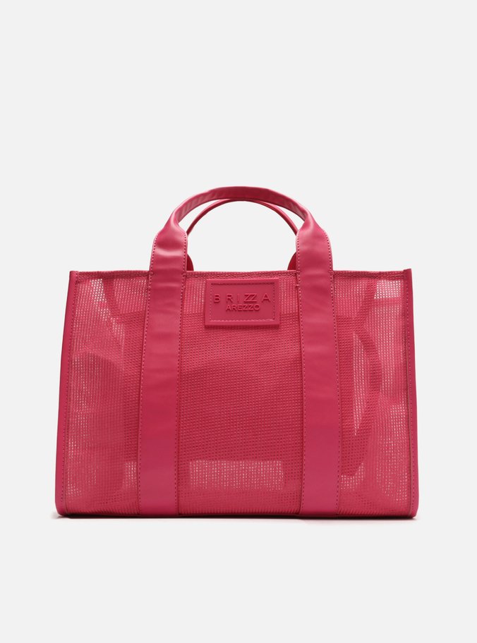 Bolsa Tote Rosa Tela Brizza