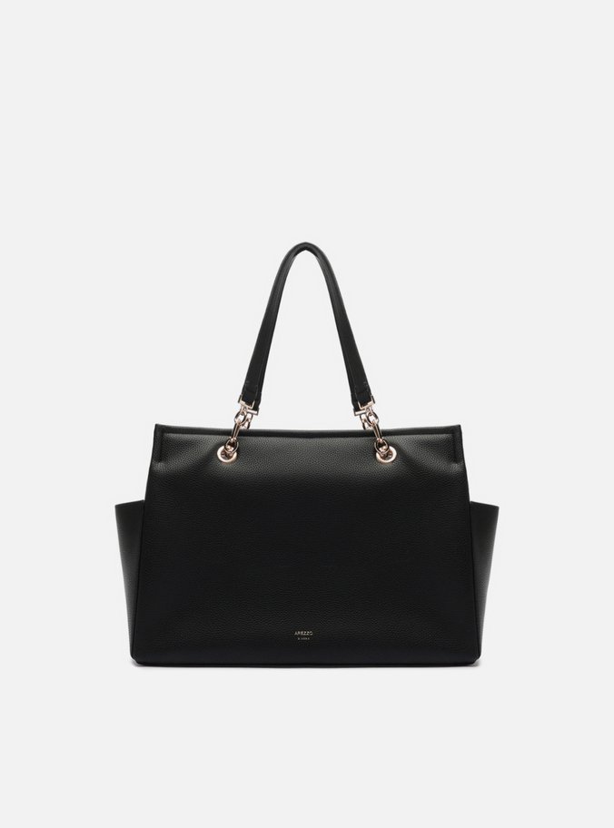 Bolsa Shopping Preta Grande Metais