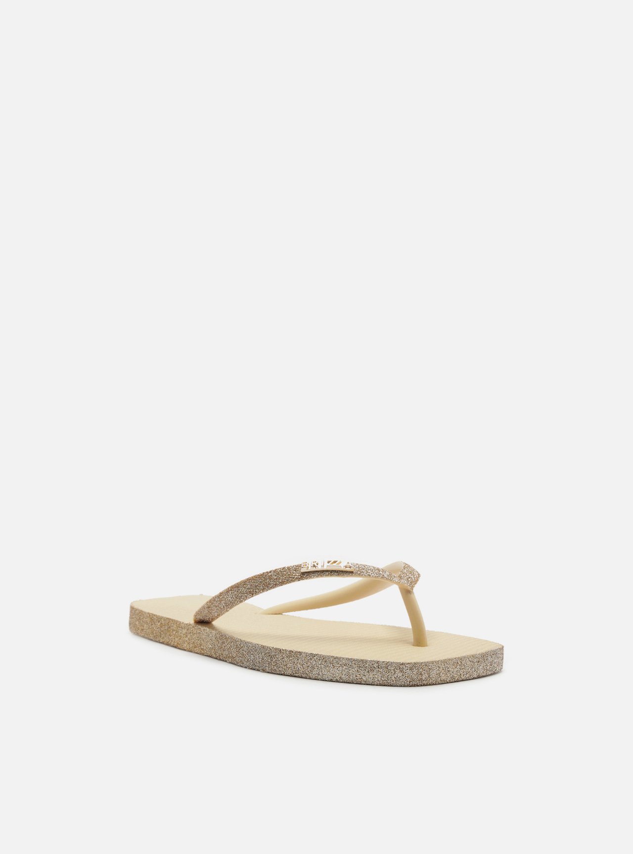 Chinelo de Dedo Branca Bico Quadrado Brizza — foto 2