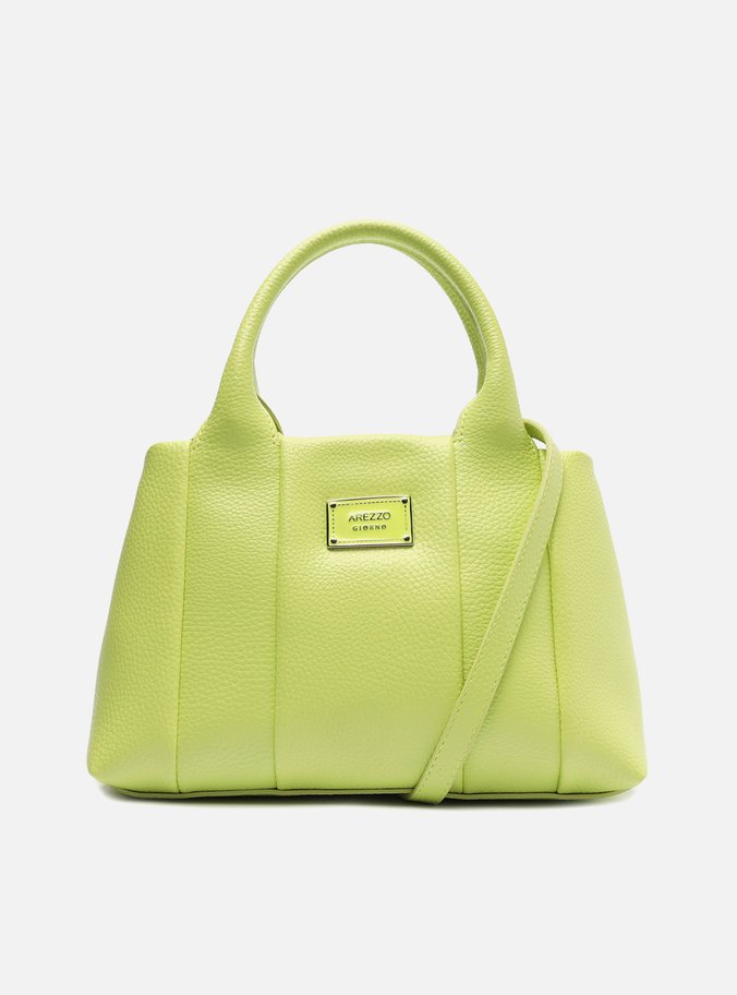 Bolsa Tote Verde Couro Catarina Média