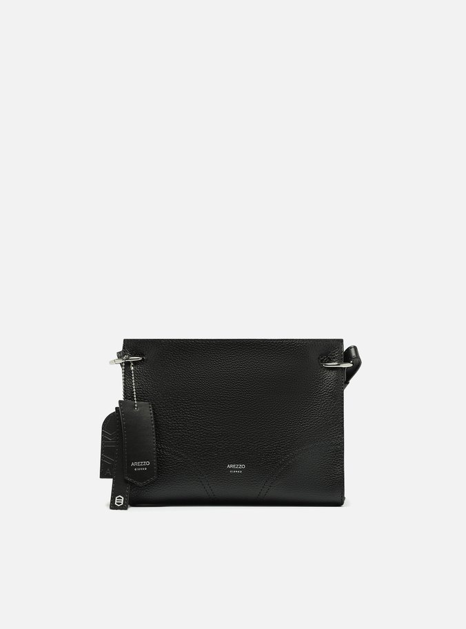 Bolsa Tiracolo Preta Pequena Tiras Alças