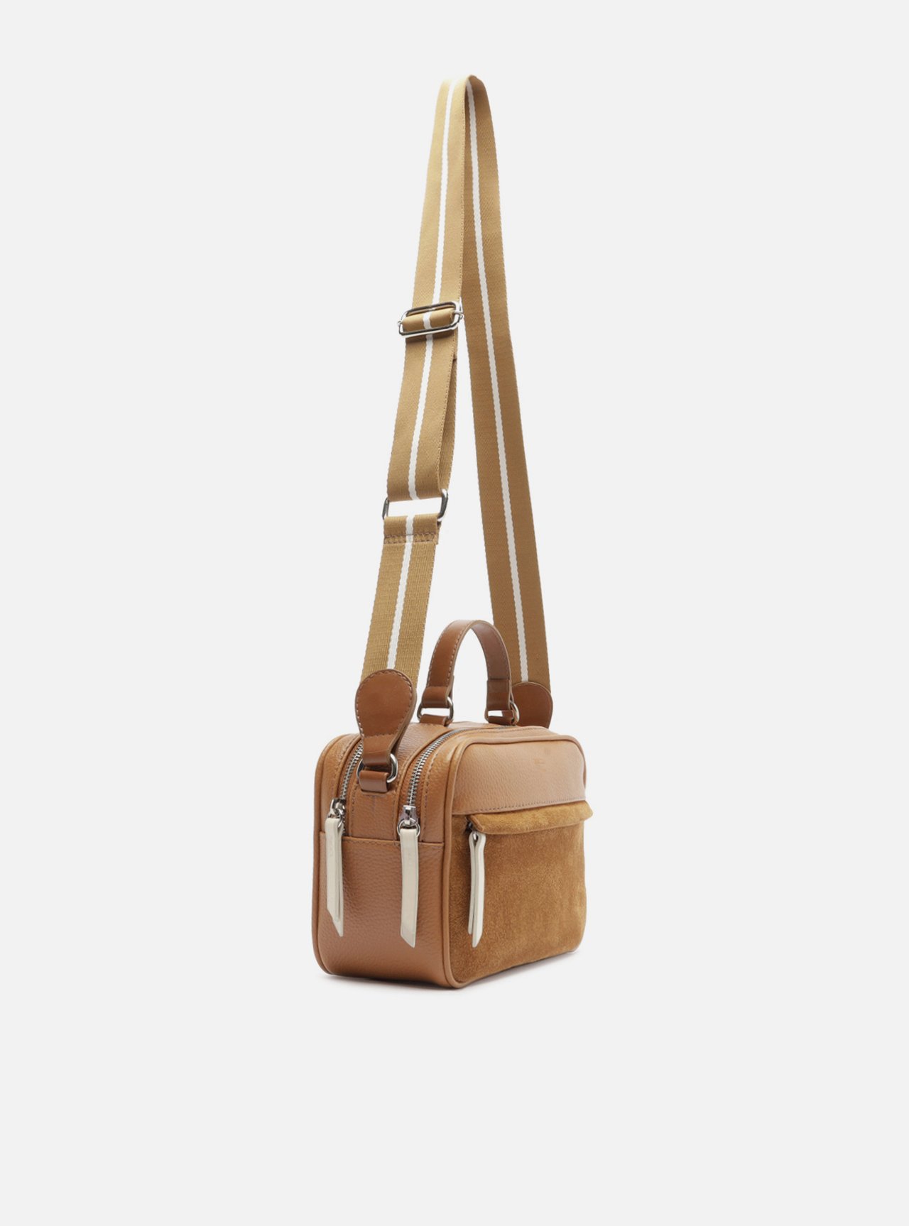 Bolsa Tiracolo Marrom Prione Média — foto 5