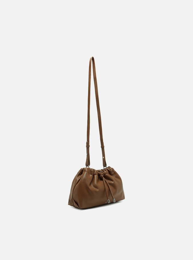 Bolsa Tiracolo Marrom Pequena