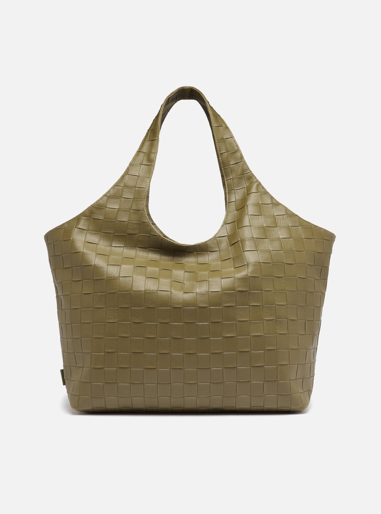 Bolsa Hobo Verde Grande Tressê — foto 1