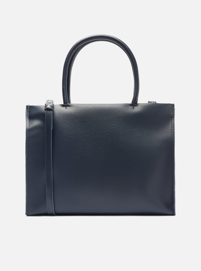 Bolsa Shopping Azul Grande Bolso Recorte