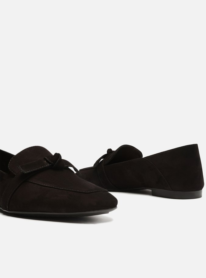 Mocassim Nobuck Preto Acamurçado