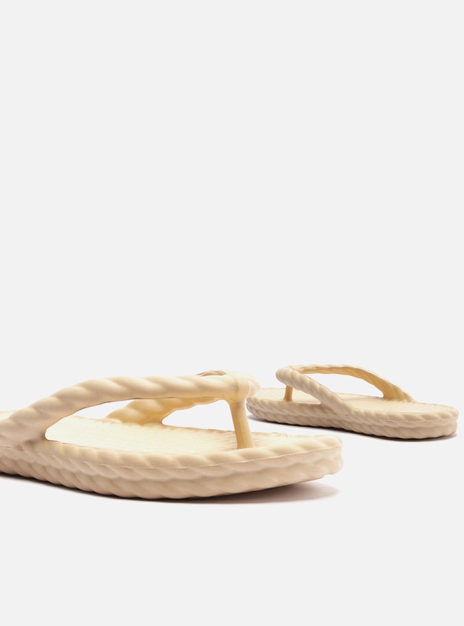 Chinelo de Dedo Bege Marrocos