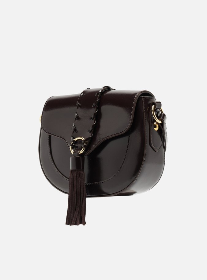 Bolsa Tiracolo Marrom Média Barbicacho