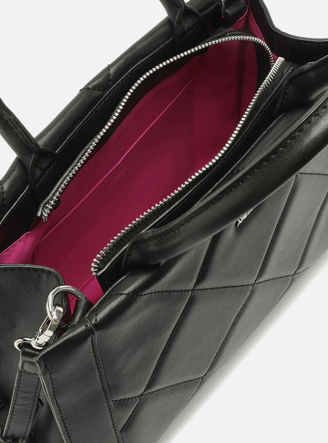 Bolsa Preta Tote Grande Matelassê