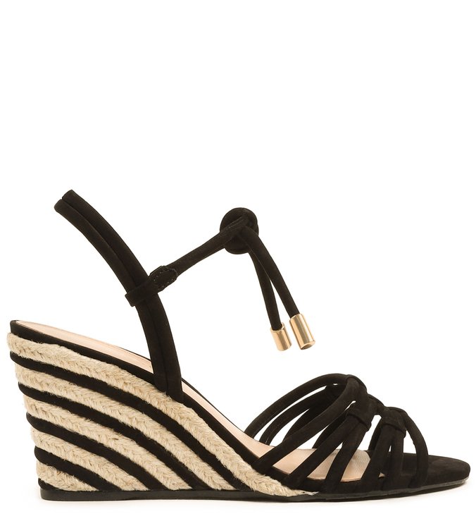 Anabela preta arezzo clearance
