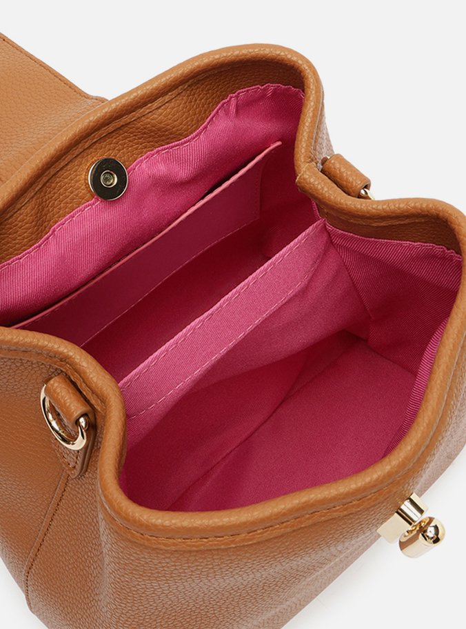 Bolsa Bucket Marrom Média