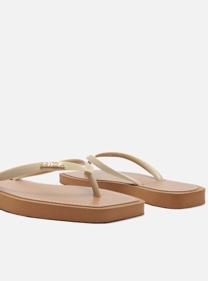 Chinelo de Dedo Off-White Square Recouro