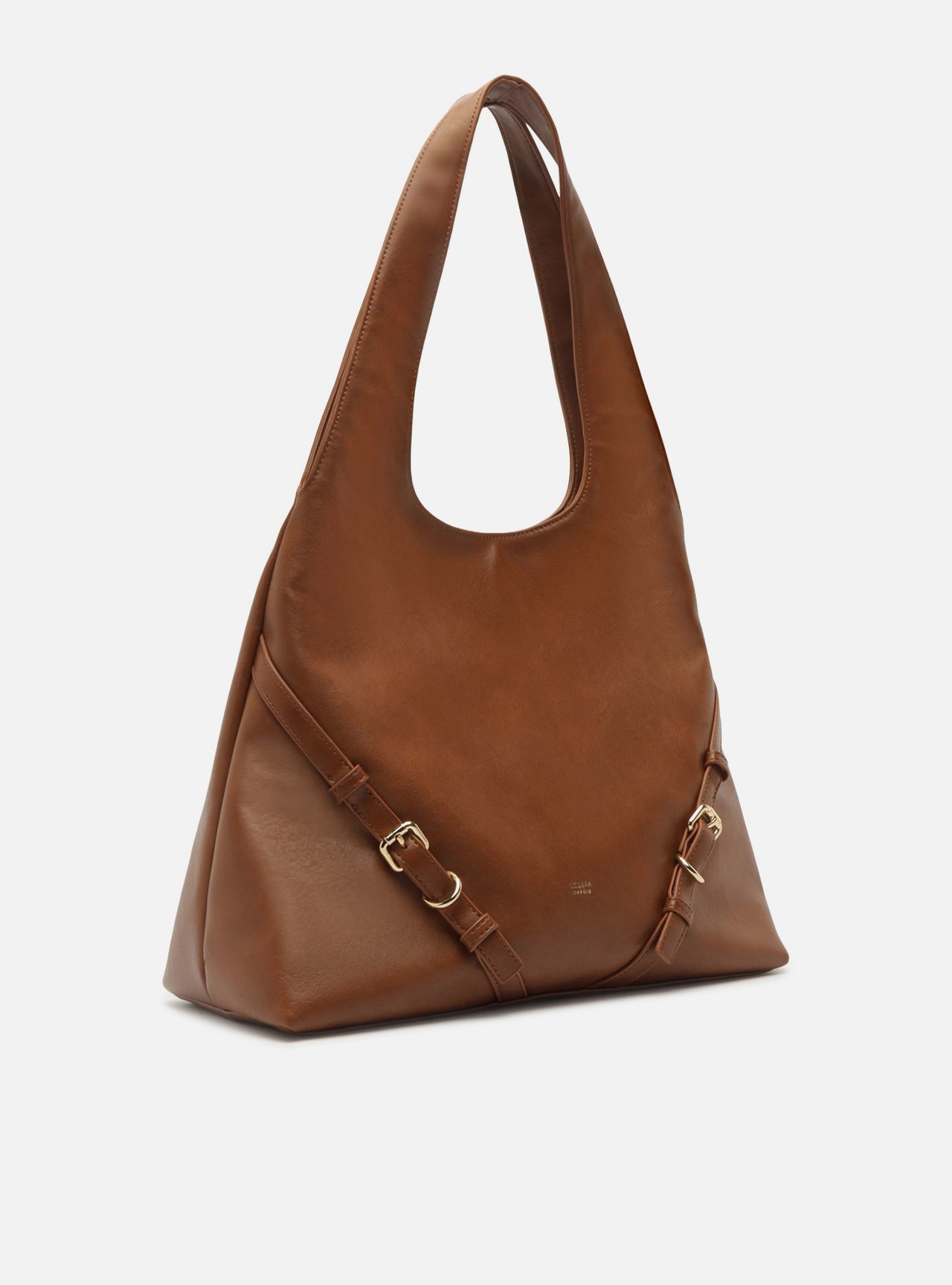 Bolsa Hobo Marrom Grande Fivelas — foto 5