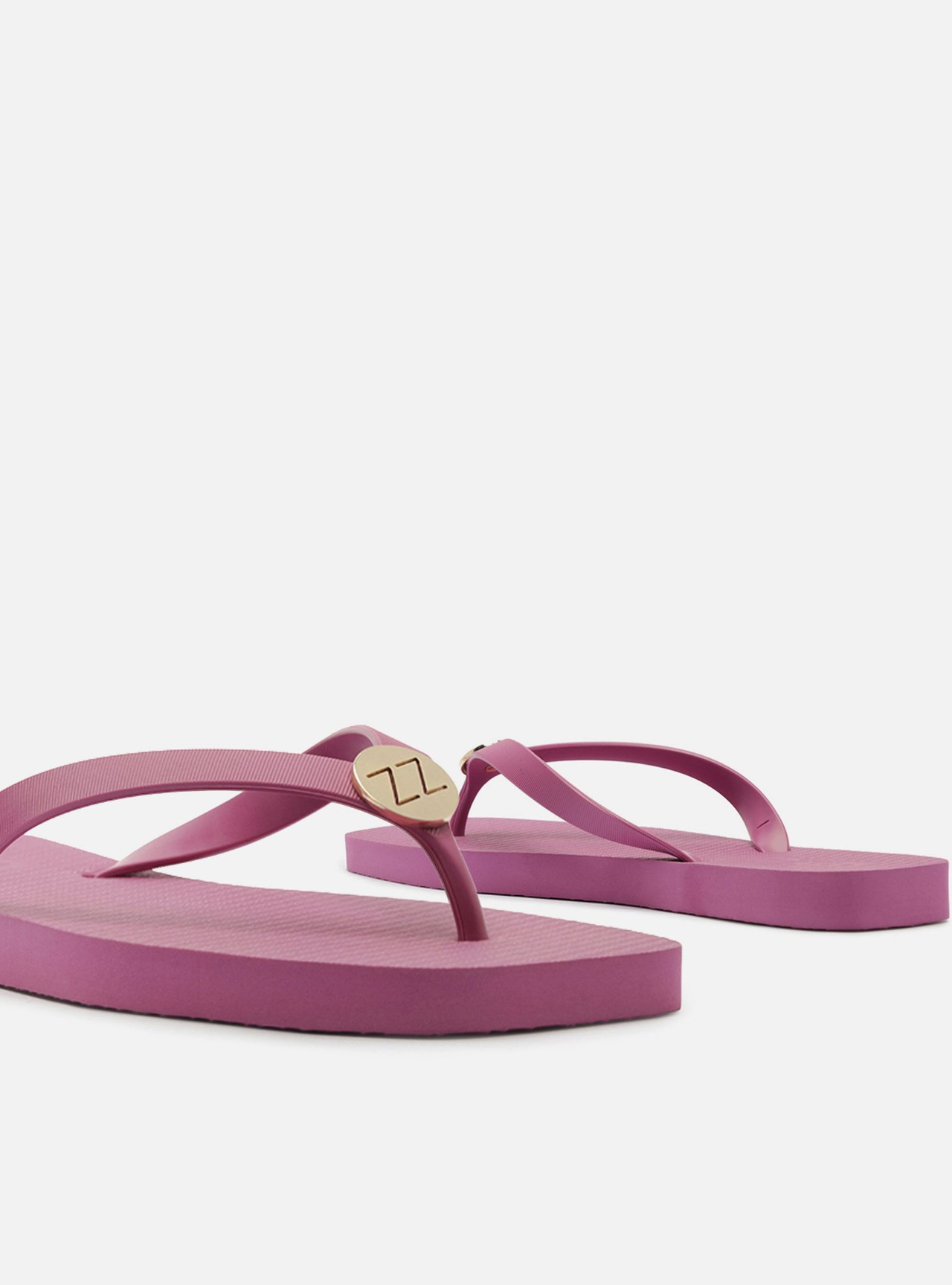 Chinelo de Dedo Roxo Off White Flatform Brizza — foto 4