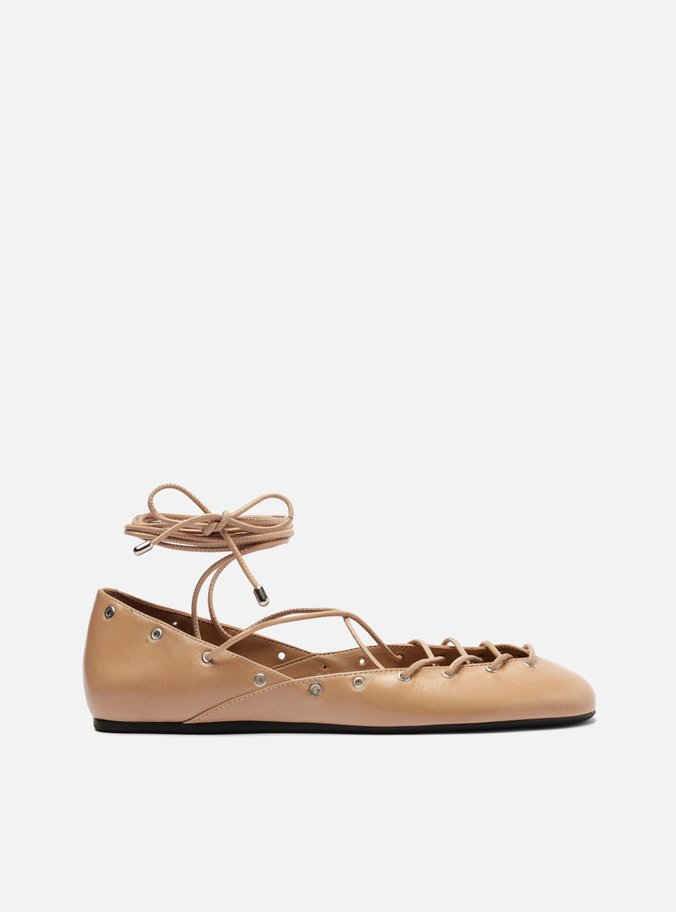 Sapatilha Ballerina Nude Amarração