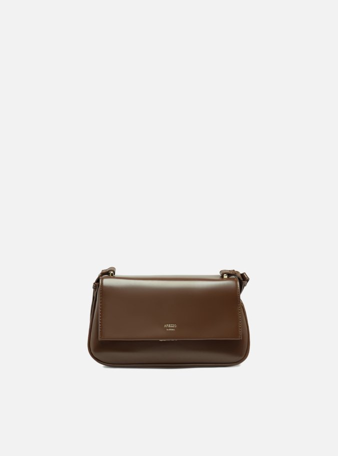 Bolsa Tiracolo Marrom Pequena