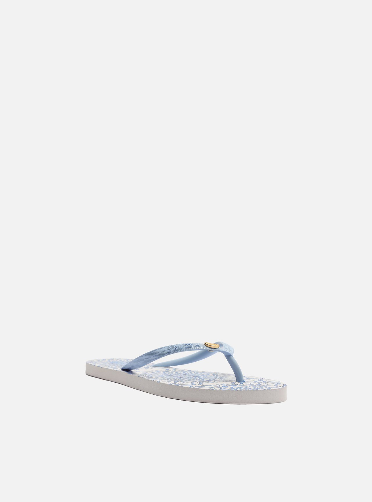 Chinelo de Dedo Azul Estampado — foto 2