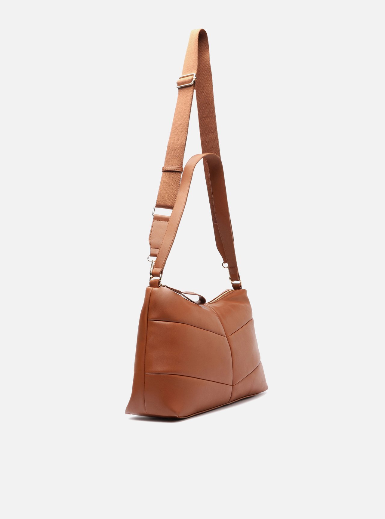 Bolsa Tiracolo Marrom Grande — foto 5