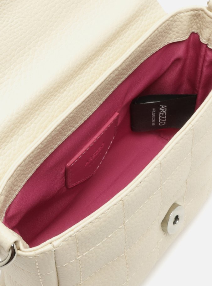 Bolsa Off-White Tiracolo Pequena