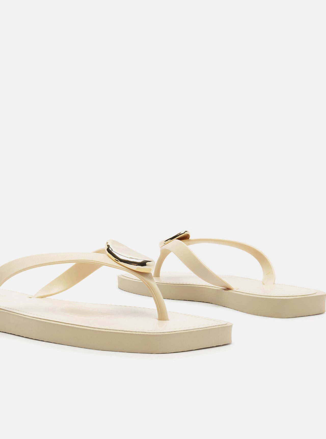 Chinelo de Dedo Branca Bico Quadrado Brizza — foto 4